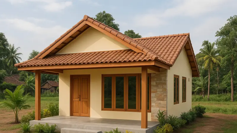 Arsitektur Rumah Tinggal Sederhana yang Nyaman, Fungsional, dan Hemat Biaya dengan Konsep Desain Minimalis, Pemanfaatan Ruang Efisien, Material Terjangkau, serta Inspirasi Hunian Praktis Modern untuk Keluarga di Lingkungan Perkotaan maupun Pedesaan
